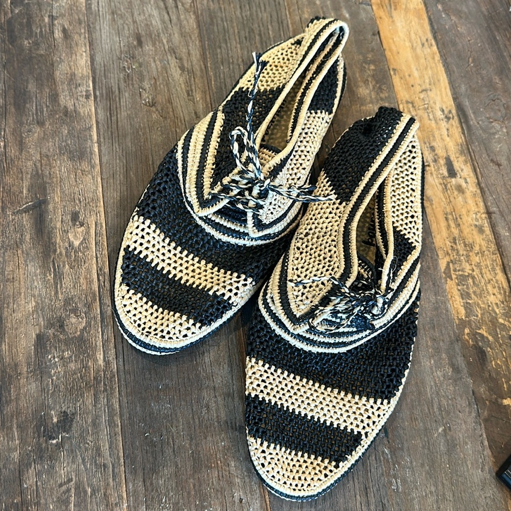 Raffia shoes